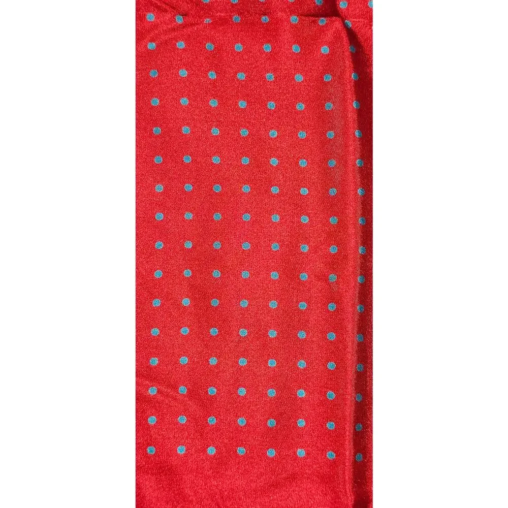 Gucci Silk Polka Dot Pocket Square /Handkerchief - Picture 5 of 6